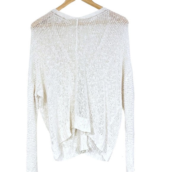 Eileen Fisher Sweaters - Eileen Fisher XS Open Knit White Cardigan